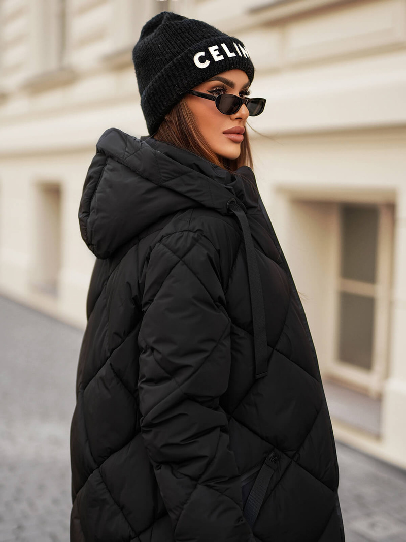 Sieviešu jaka melna OZONEE JS/5M3168/392Z