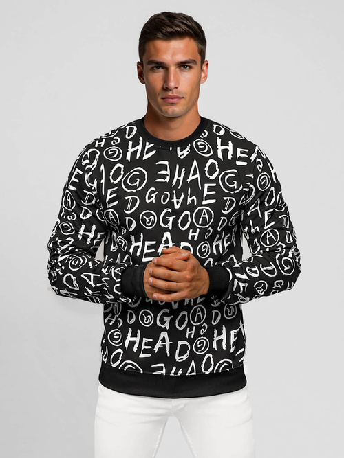 Vīriešu jaka melna OZONEE JS/8B1221/3Z