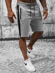 Vīriešu sporta šorti pelēks OZONEE JS/8K281