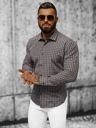 Vīriešu krekls krāsains OZONEE O/0422Z