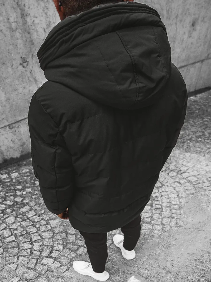 Vīriešu virsjaka melna OZONEE JS/M790/392