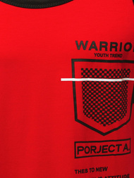 Vīriešu T-krekls bez piedurknēm sarkani OZONEE JS/SS11076