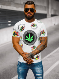 Vīriešu T-krekls Balts OZONEE O/T135/1