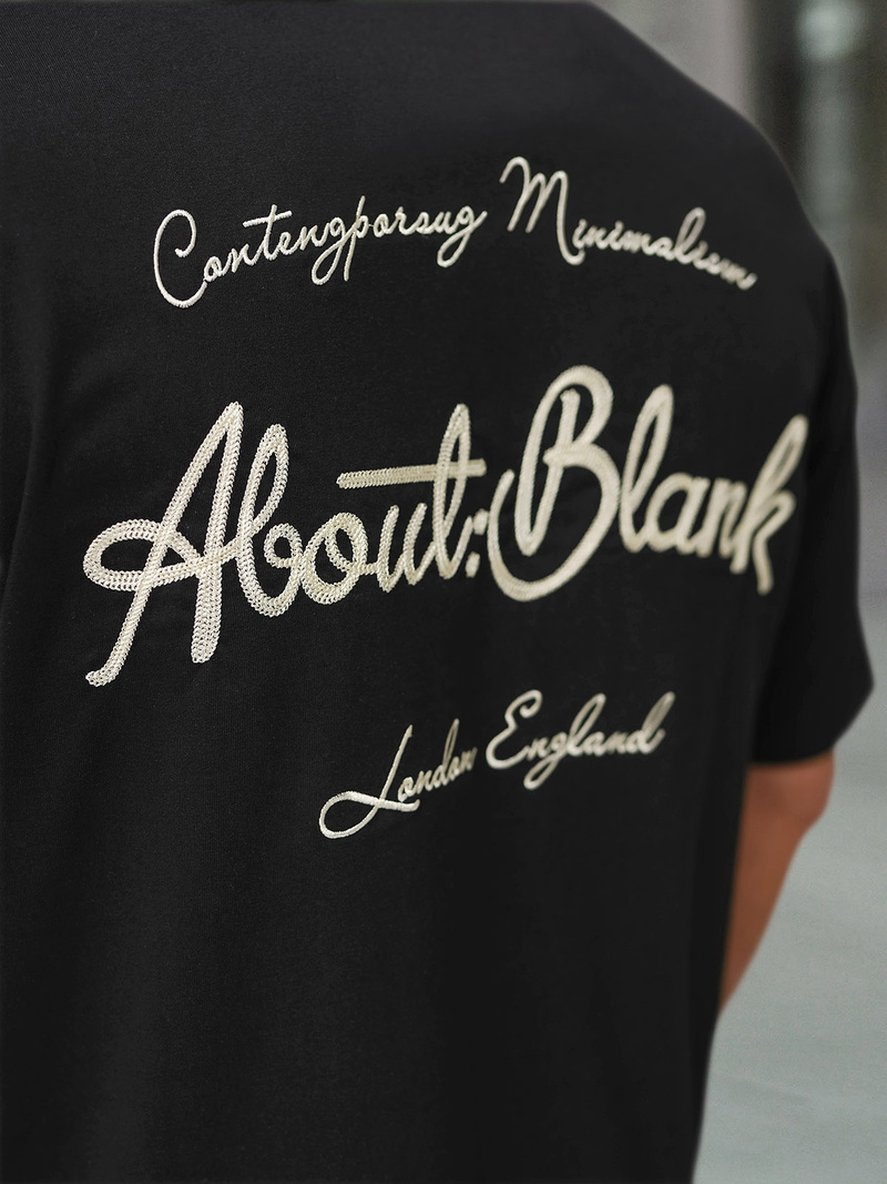 Vīriešu t-krekls melns OZONEE O/QQ1195