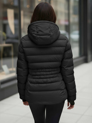 Sieviešu ziemas jaka melna OZONEE JS/M769/392