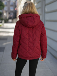 Sieviešu jaka burgundija OZONEE JS/16M9300/06