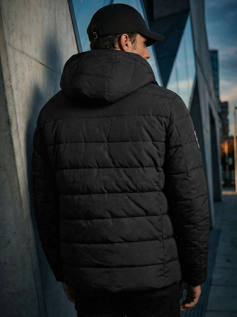 Vīriešu jaka melna OZONEE JS/31M5081/392