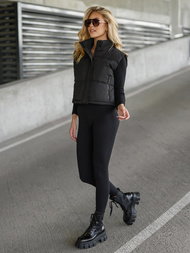 Sieviešu veste melna OZONEE JS/16M9209/392