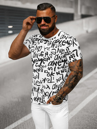 Vīriešu T-krekls balts OZONEE O/T1268/1