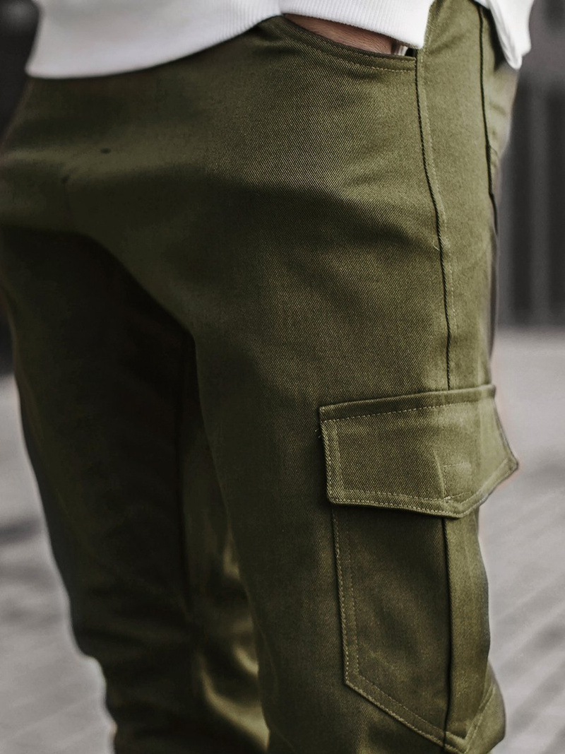 Vīriešu jogger bikses haki OZONEE A/404