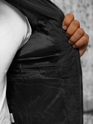 Vīriešu veste melna OZONEE JS/5M758/392Z