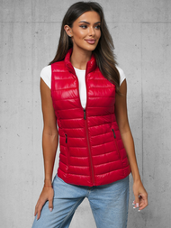 Sieviešu veste sarkana OZONEE JS/16M9153/270Z