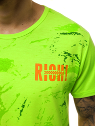 Vīriešu T-krekls zaļš OZONEE JS/KS1976Z