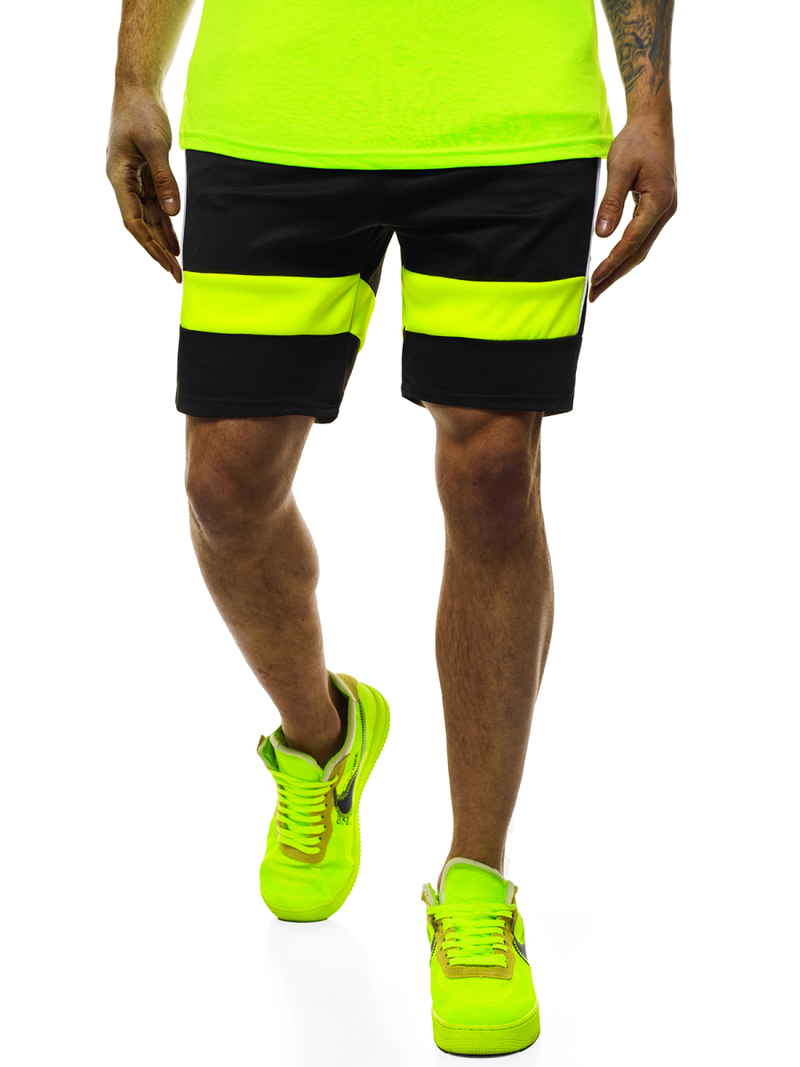 Vīriešu šorti melni OZONEE JS/KK300177