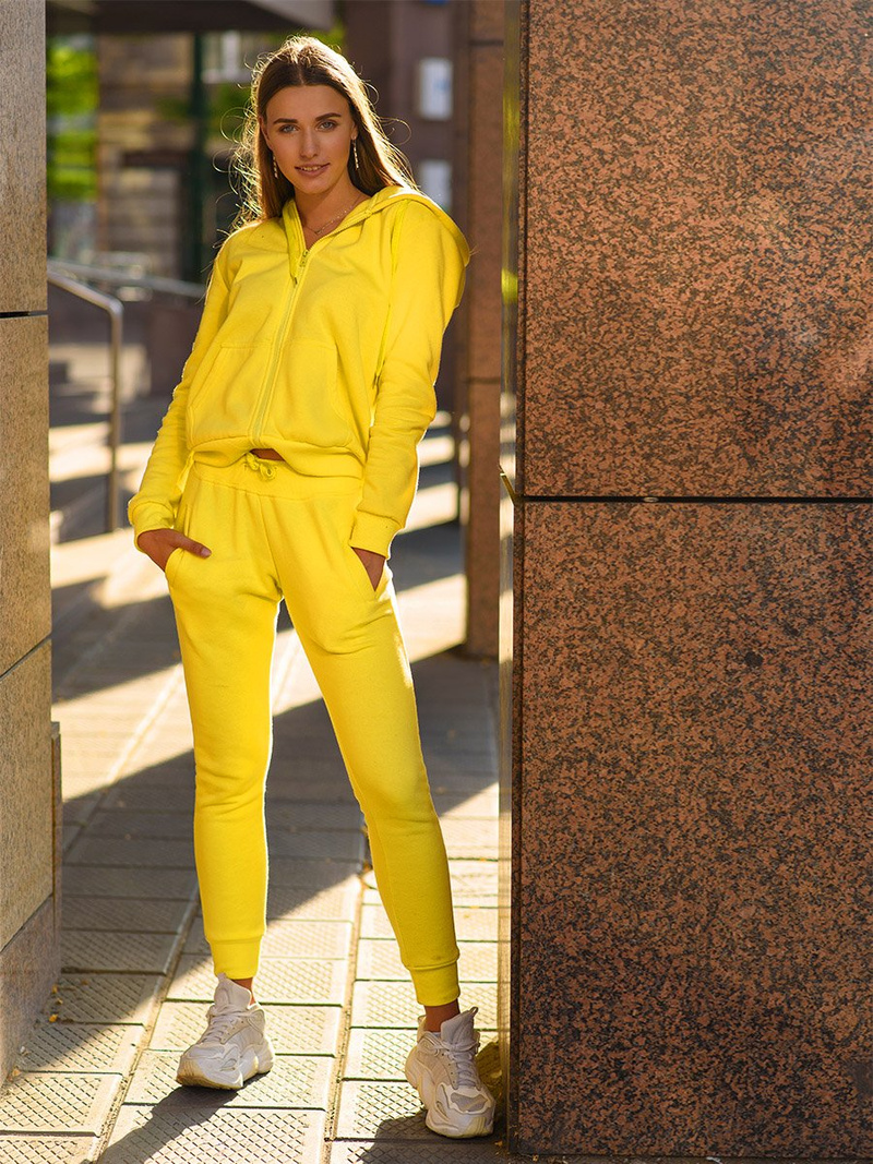 Sieviešu sporta bikses dzeltenas OZONEE JS/CK01