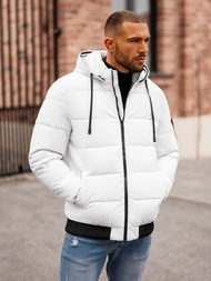Vīriešu parka balta OZONEE JS/31M5031/281Z