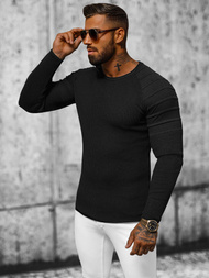 Vīriešu svīteris melni OZONEE L/2500