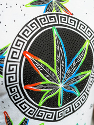 Vīriešu T-krekls balts OZONEE O/T136/1