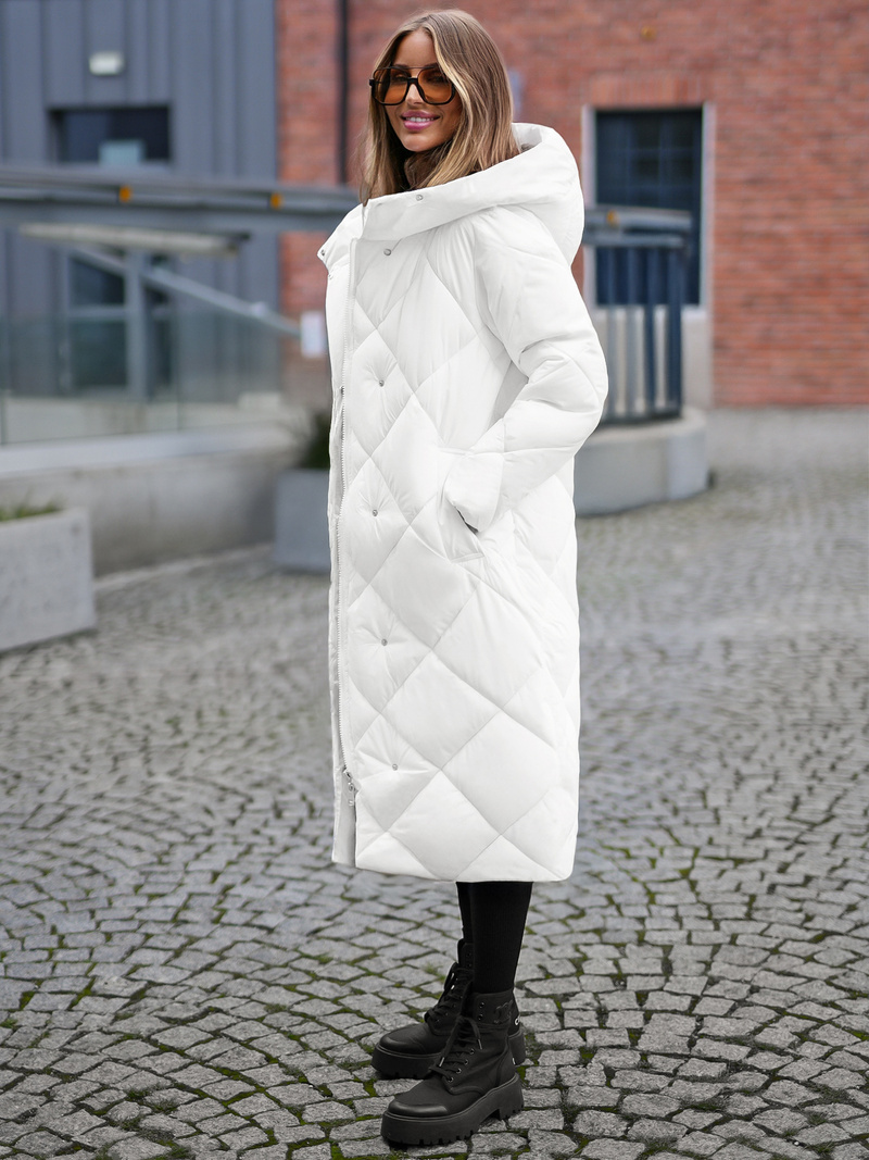 Sieviešu jaka balta OZONEE JS/5M3173/281Z