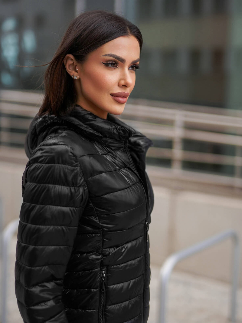 Sieviešu jaka melna OZONEE JS/16M9102/392