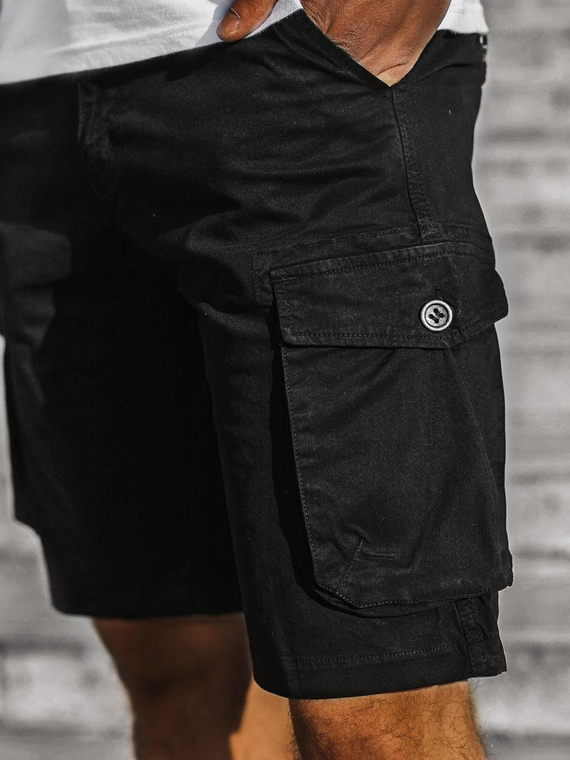 Vīriešu šorti melni OZONEE JS/HH5011