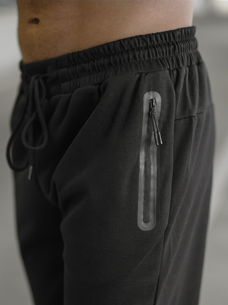 Vīriešu sporta bikses melni OZONEE JS/17K1998/3