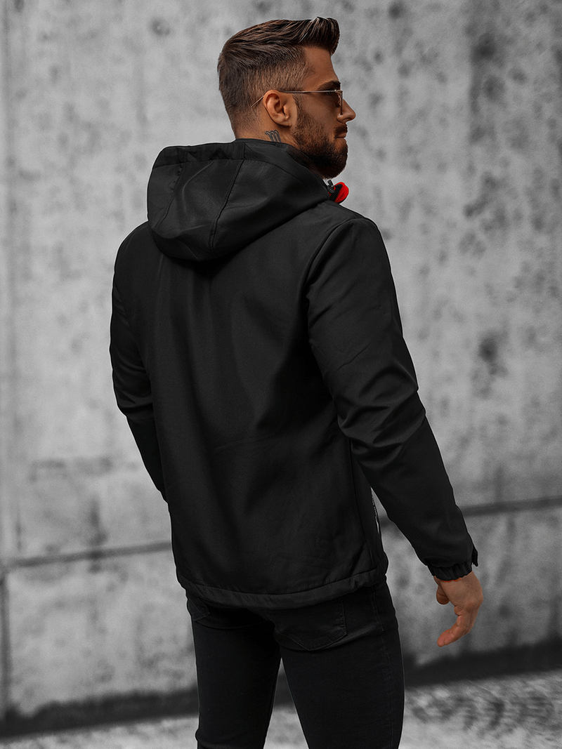 Vīriešu softshell virsjaka melni-sarkana OZONEE JS/HH022/1CZ