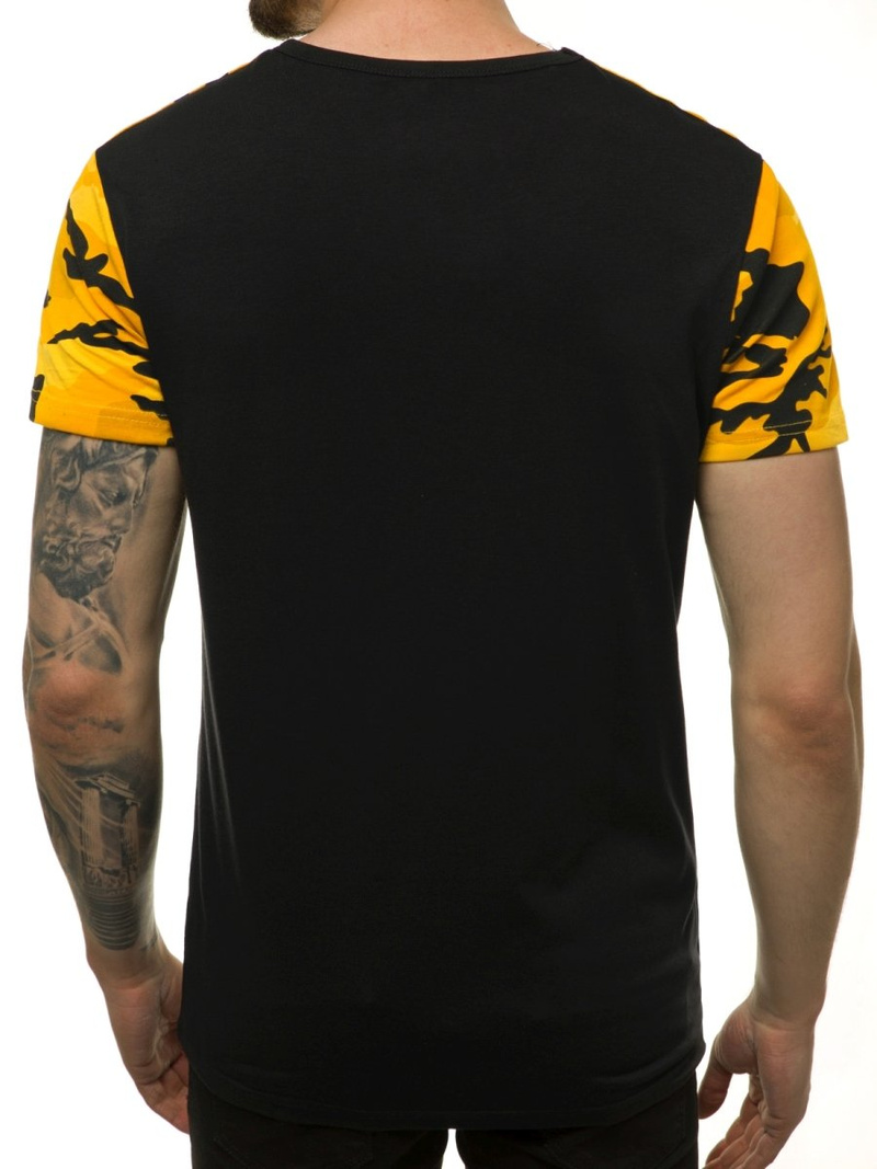 Vīriešu T-krekls melns OZONEE JS/SS11105