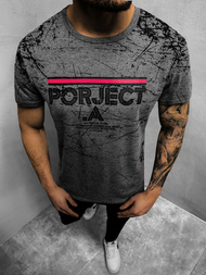 Vīriešu T-krekls grafīta OZONEE JS/SS10917Z