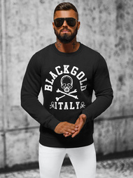 Vīriešu džemperis melns OZONEE NB/MF2013