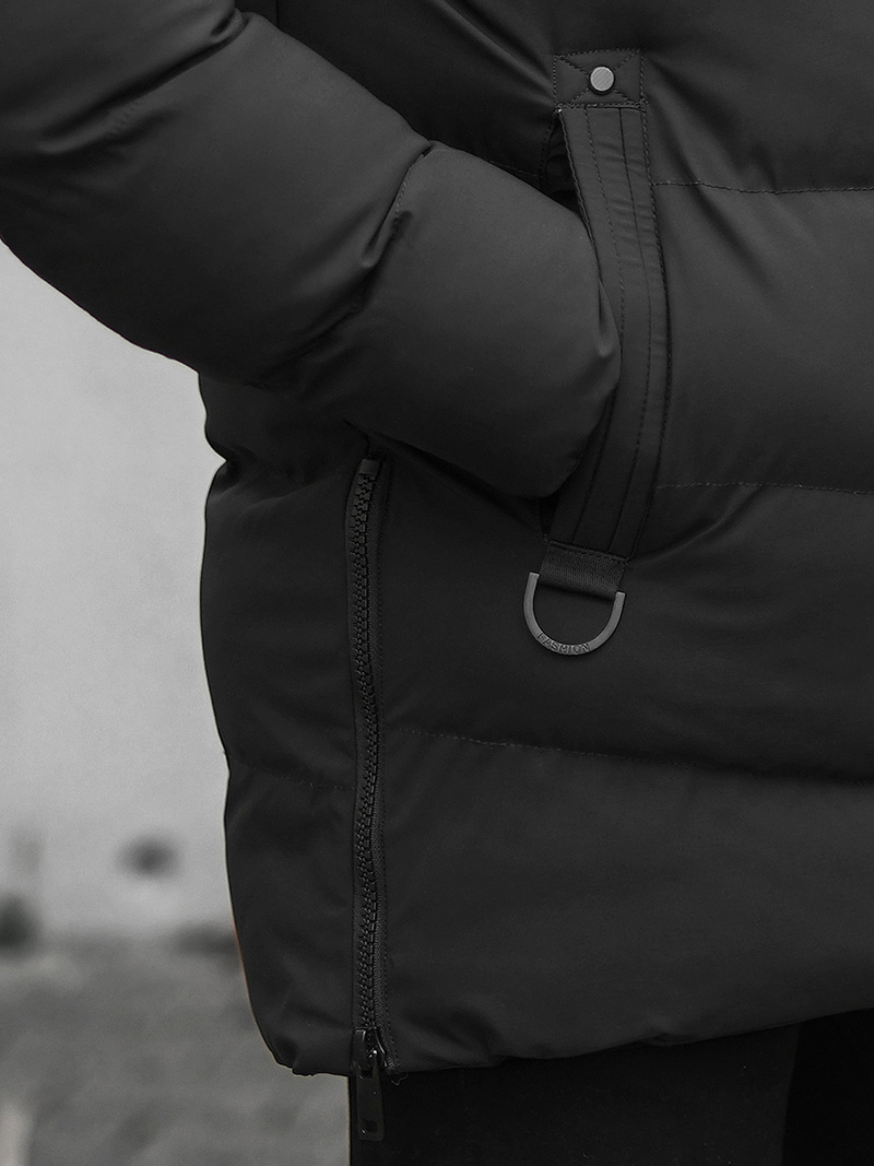 Vīriešu virsjaka melna OZONEE N/7330Z