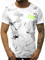 Vīriešu T-krekls balts OZONEE JS/KS1976