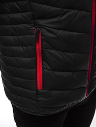 Vīriešu pārejas virsjaka melna OZONEE JB/JP1137