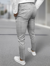  Vīriešu chino bikses pelēkas OZONEE DJ/5522Z