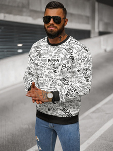 Vīriešu jaka balta OZONEE JS/8B1218/1