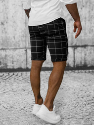 Vīriešu chino šorti melni OZONEE O/P4138