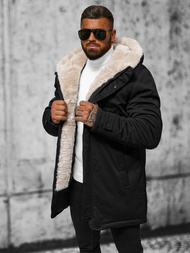 Vīriešu parka melna OZONEE JS/22M319/392