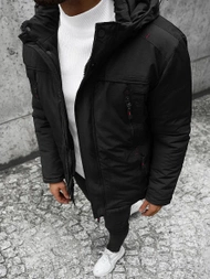 Vīriešu virsjaka melna OZONEE JS/M713/392