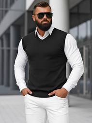 Vīriešu svīteris melns OZONEE NB/MM6005/4Z