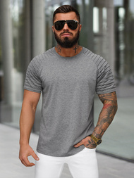 Vīriešu t-krekls grafīta OZONEE JS/8T88/5Z