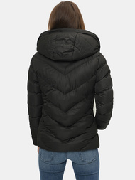 Sieviešu ziemas jaka melna OZONEE JS/M725/392