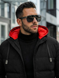 Vīriešu jaka melna OZONEE JS/31M5003Z