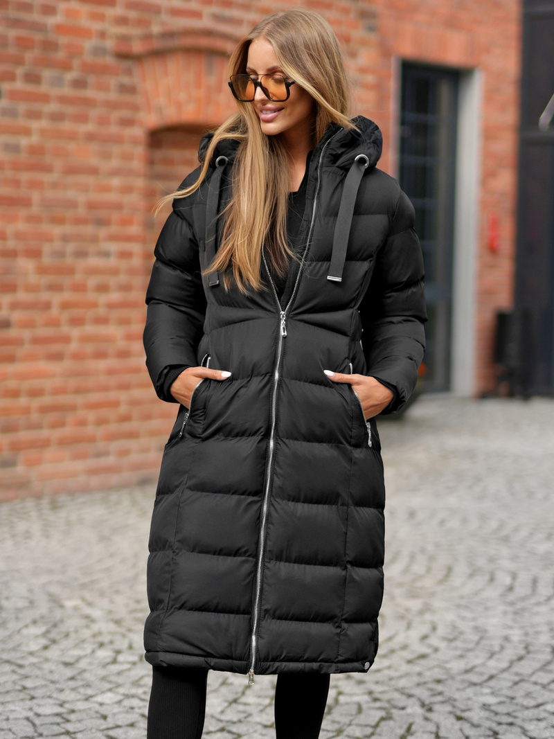 Sieviešu jaka melna OZONEE JS/M736/392Z