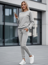 Sieviešu sporta tērps pelēks OZONEE JS/CKW01