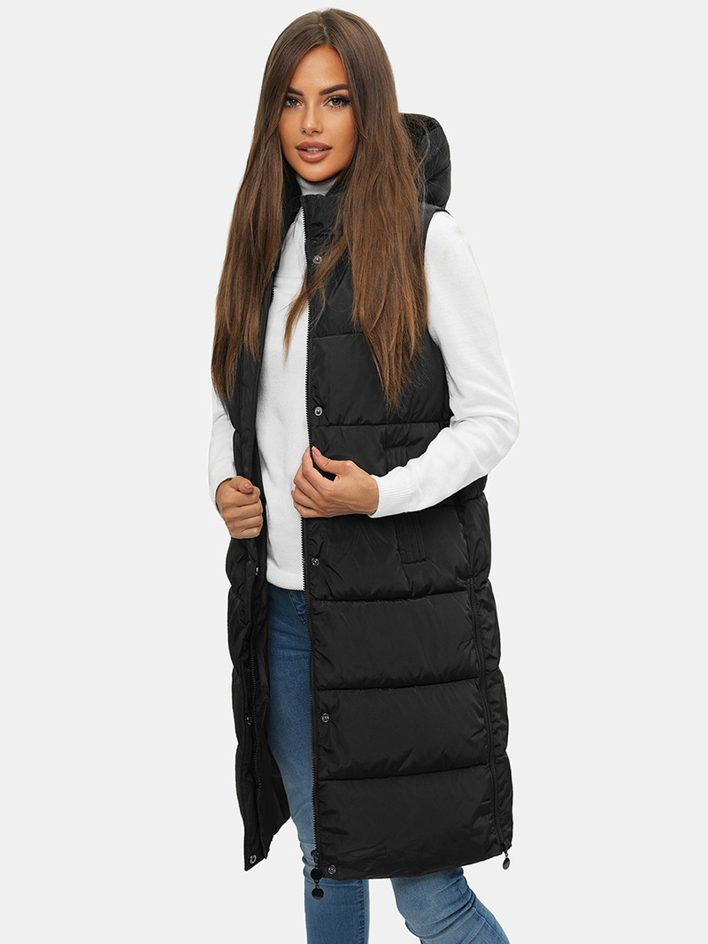 Sieviešu veste melna OZONEE O/H909/1