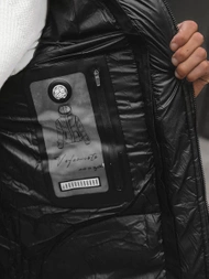 Vīriešu virsjaka melna OZONEE JS/M790/392