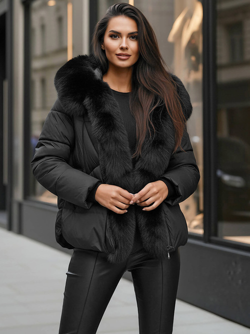 Sieviešu jaka melna OZONEE O/16M9179/392