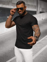 Vīriešu t-krekls melns OZONEE NB/MT3111