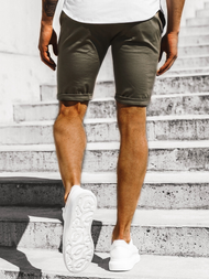 Vīriešu chino šorti grafīta OZONEE DJ/1001