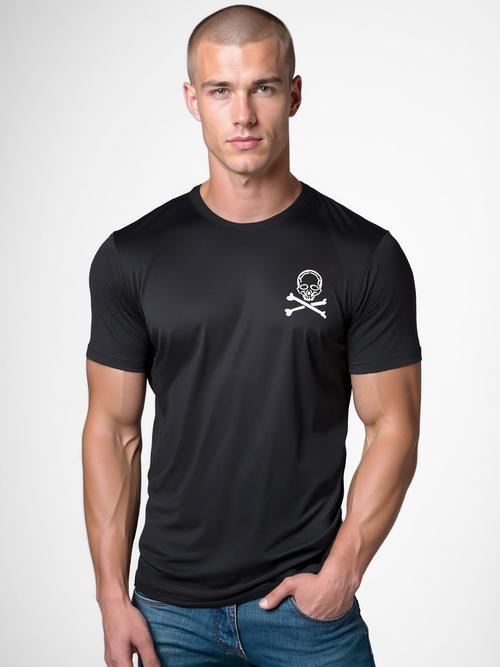 Vīriešu t-krekls melns OZONEE NB/MT3066Z